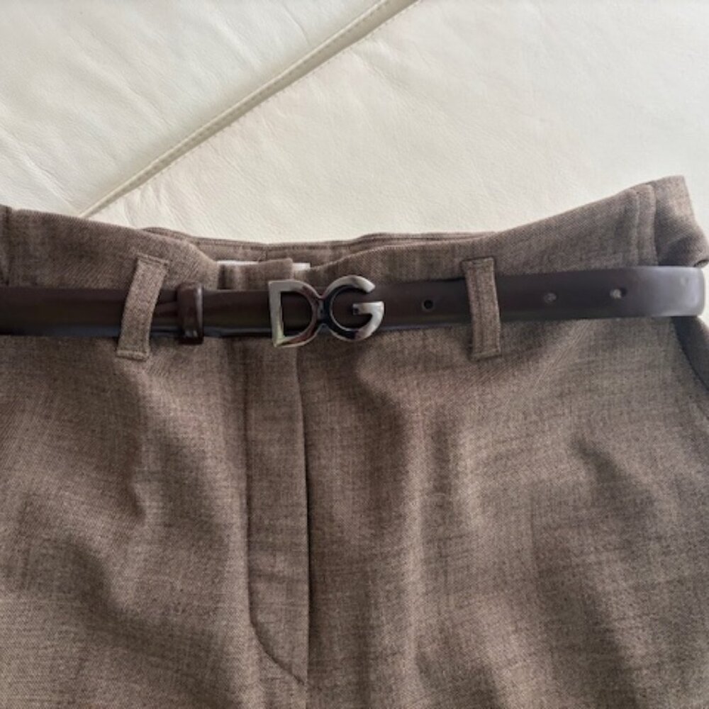 Dolce & Gabbana Leather Brown Belt Size 40 32inches Great Condition!!